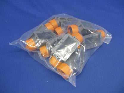 送りエンド Gタイプ・スクリュー釘付 CD単層波付管22用 10個入 CDE-22WGK-10