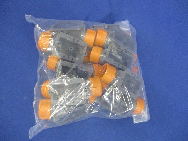 送りエンド Gタイプ・スクリュー釘付 CD単層波付管22用 10個入 CDE-22WGK-10