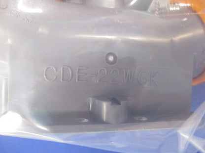 送りエンド Gタイプ・スクリュー釘付 CD単層波付管22用 10個入 CDE-22WGK-10