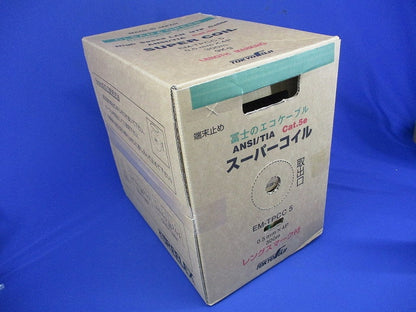 Cat5e LANケーブル 屋内用 緑 300ｍ EM-TPCC5 0.5mm X 4P
