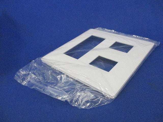 コンセントプレート5コ用(3コ+2コ用)(5枚入)(マットホワイト) WTL7005WK