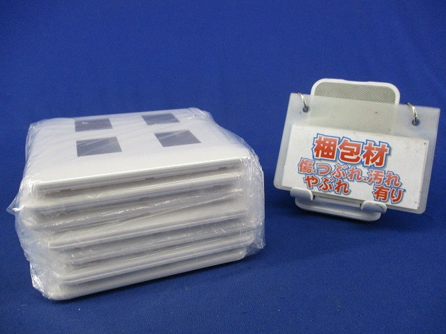 コンセントプレート4コ用(7枚入)(ホワイト)(新品未開封) WTF7004