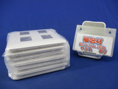 コンセントプレート4コ用(7枚入)(ホワイト)(新品未開封) WTF7004
