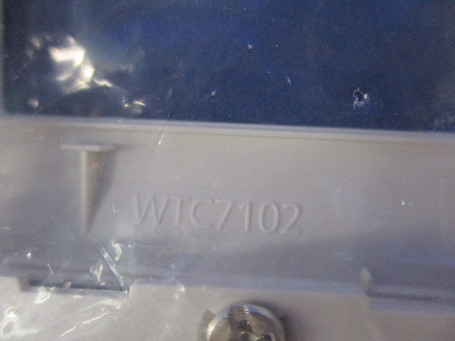 スイッチプレート2連用(6枚入)(ホワイト)(新品未開封) WTC7102
