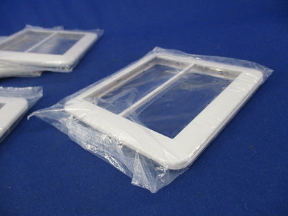 スイッチプレート2連用(6枚入)(ホワイト)(新品未開封) WTC7102