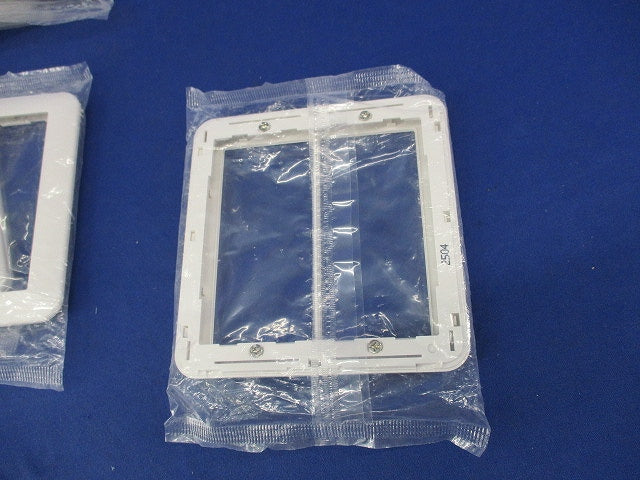 スイッチプレート2連用(6枚入)(ホワイト)(新品未開封) WTC7102