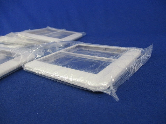 スイッチプレート2連用(6枚入)(ホワイト)(新品未開封) WTC7102