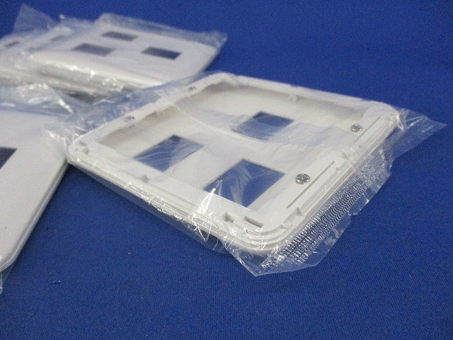 コンセントプレート3コ用(10枚入)(ホワイト)(新品未開封) WTF7073