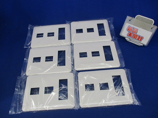 コンセントプレート5コ用(6枚入)(ホワイト)新品未開封 Panasonic WTF7075