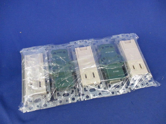 アースT付コンセント(5個入)ベージュ WTF13313FK