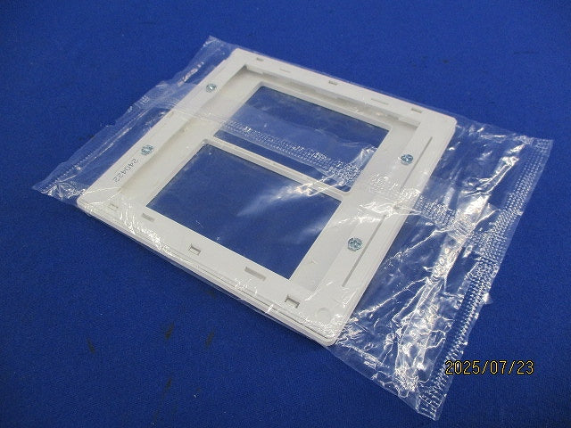 スイッチプレート2連用(5枚入)(マットホワイト) WTA7102K