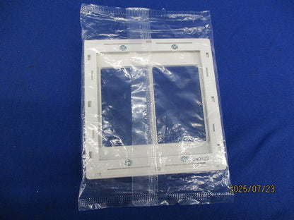 スイッチプレート2連用(5枚入)(マットホワイト) WTA7102K