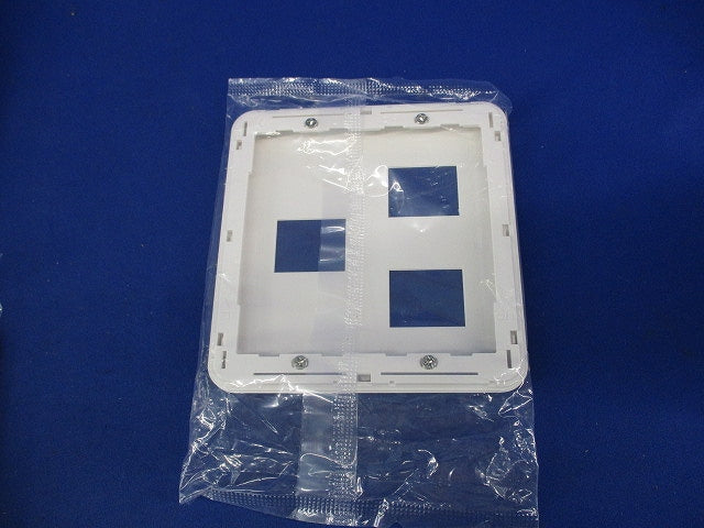 コンセントプレート3コ用(2コ+1コ)(10枚入)(ホワイト)(新品未開封) WTF7073W