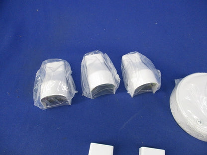 メタルモール用付属品混在セット(39個入)ホワイト A10412他