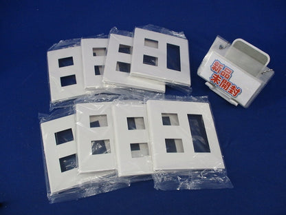 コンセントプレート5コ用(8枚入)(ホワイト)(新品未開封) WTF8005W
