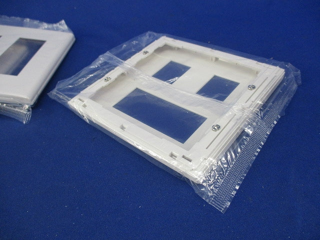 コンセントプレート5コ用(8枚入)(ホワイト)(新品未開封) WTF8005W