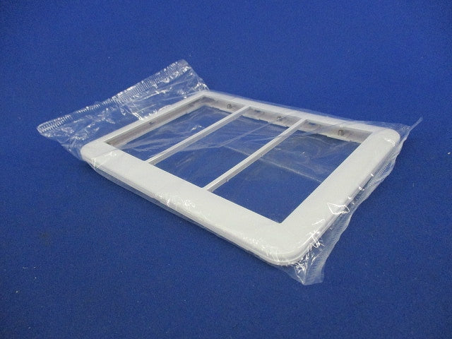 スイッチプレート3連用(4枚入)(ホワイト)(新品未開封) WTC7103