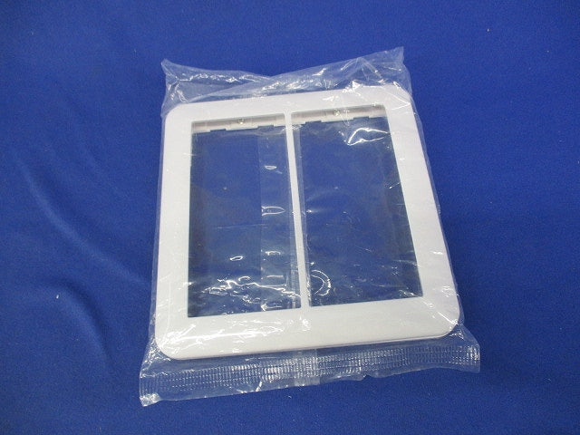 スイッチプレート2連用(6枚入)(ホワイト)(新品未開封) WTC7102