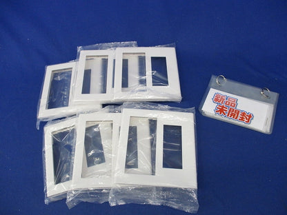 スイッチ+コンセントプレート2連用(6枚入)(新品未開封)(ホワイト) WT8112
