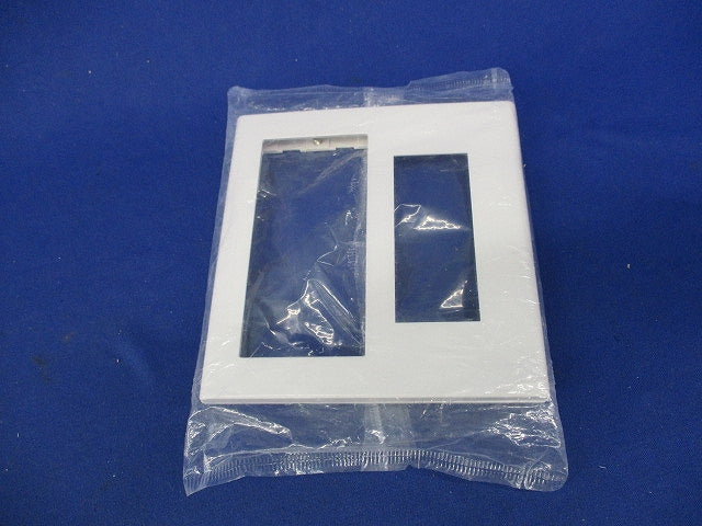 スイッチ+コンセントプレート2連用(6枚入)(新品未開封)(ホワイト) WT8112