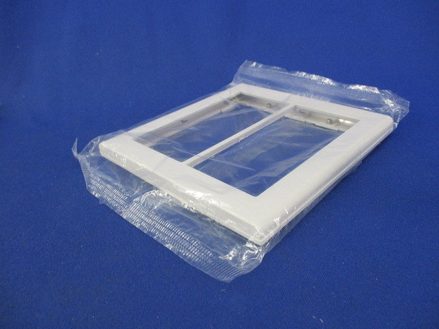 スイッチプレート2連用(7枚入)(ホワイト)(新品未開封) WT8102