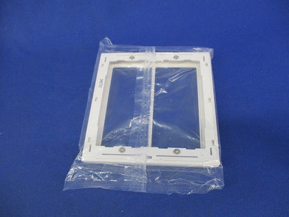 スイッチプレート2連用(7枚入)(ホワイト)(新品未開封) WT8102