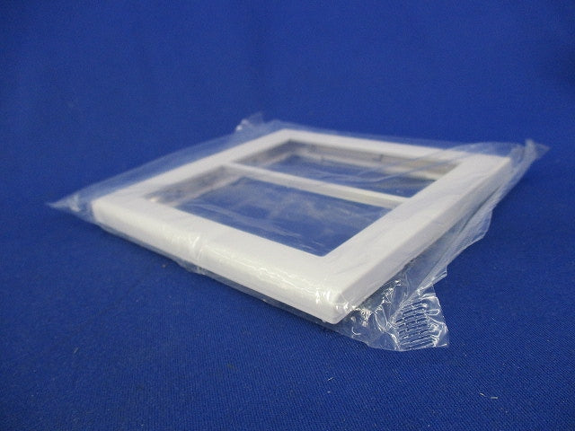 スイッチプレート2連用(7枚入)(ホワイト)(新品未開封) WT8102