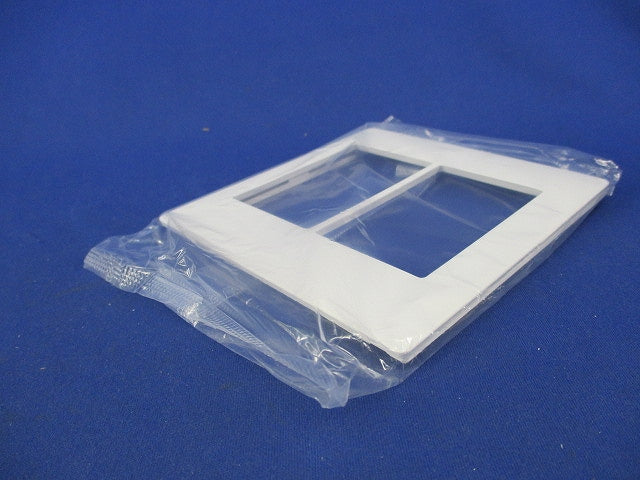 スイッチプレート2連用(5枚入)(マットホワイト)(新品未開封) WTA7102K