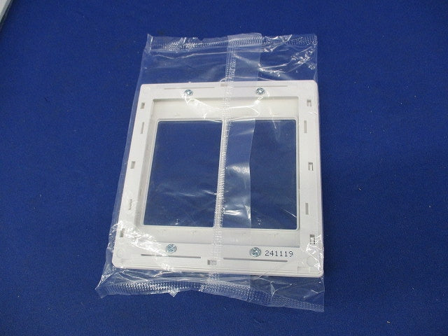 スイッチプレート2連用(5枚入)(マットホワイト)(新品未開封) WTA7102K