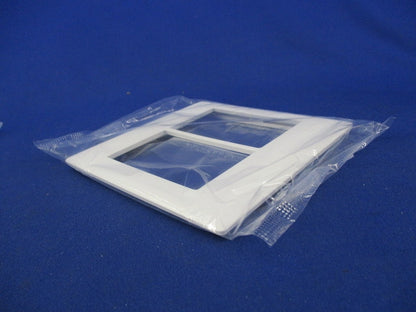 スイッチプレート2連用(5枚入)(マットホワイト)(新品未開封) WTA7102K