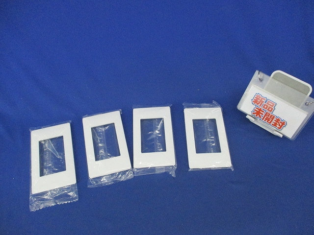 スイッチプレート1連用(4枚入)(マットホワイト)(新品未開封) WTA7101K