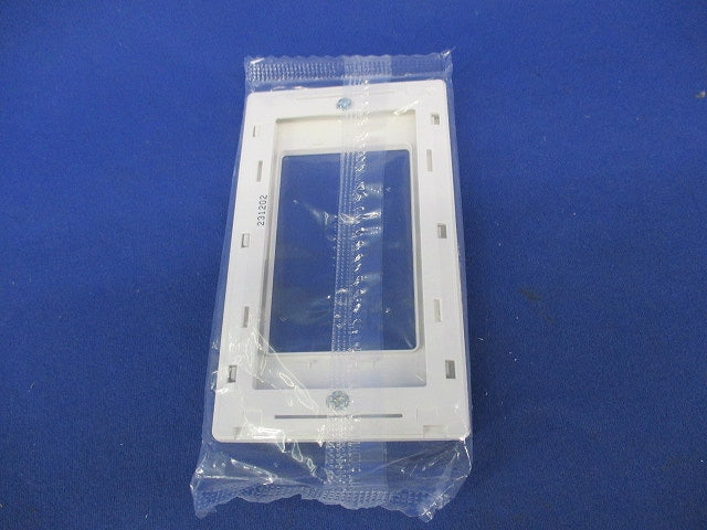 スイッチプレート1連用(4枚入)(マットホワイト)(新品未開封) WTA7101K