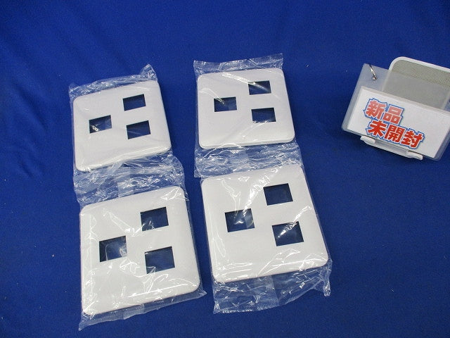 コンセントプレート3コ用(4枚入)(ホワイト)(新品未開封) WTF7073