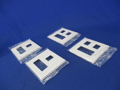 コンセントプレートセット(混在4枚入)(ホワイト) WTF8005他