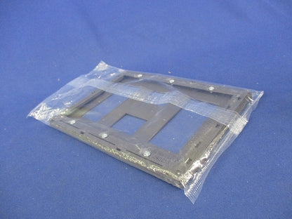 コンセントプレート8コ用(3コ+2コ+3コ)(3枚入)(マットグレー)(新品未開封) WTL7088K