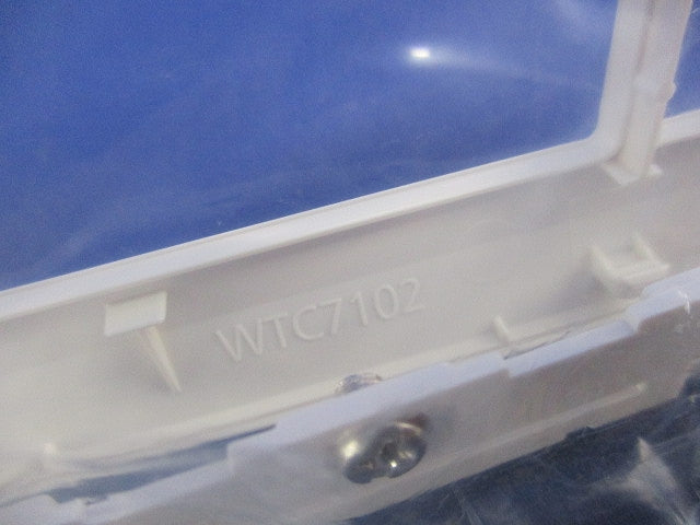 スイッチプレート2連用(7枚入)(ホワイト)(新品未開封) WTC7102