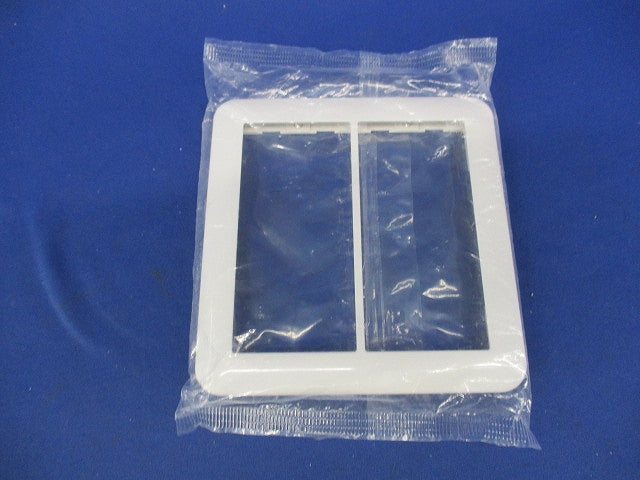 スイッチプレート2連用(7枚入)(ホワイト)(新品未開封) WTC7102