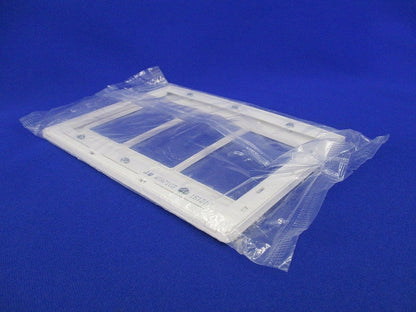 スイッチプレート3連用(5枚入)(マットホワイト)(新品未開封) WTA7103