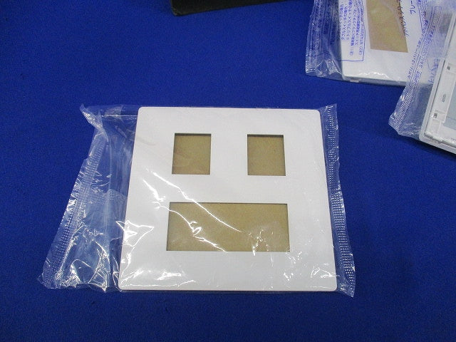 簡易耐火コンセントプレートセット(混在3枚入)(マットホワイト) WTL7776他