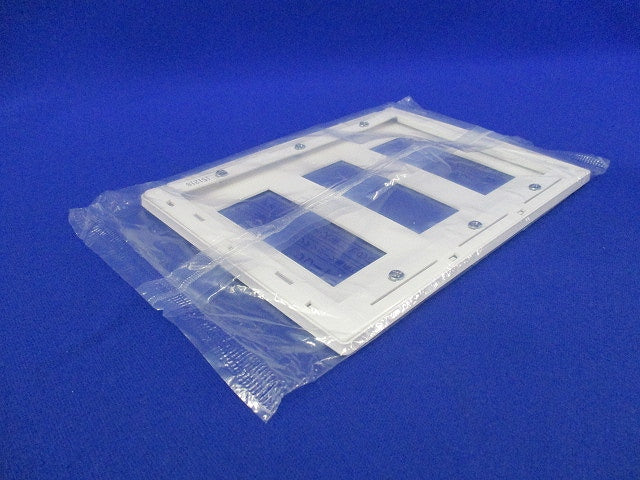コンセントプレート9コ用(4枚入)(ホワイト)(新品未開封) WTL7009