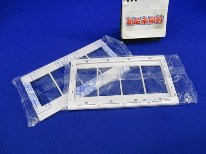 スイッチプレート4連用(2個入)(マットホワイト)(新品未開封) WTA7104K