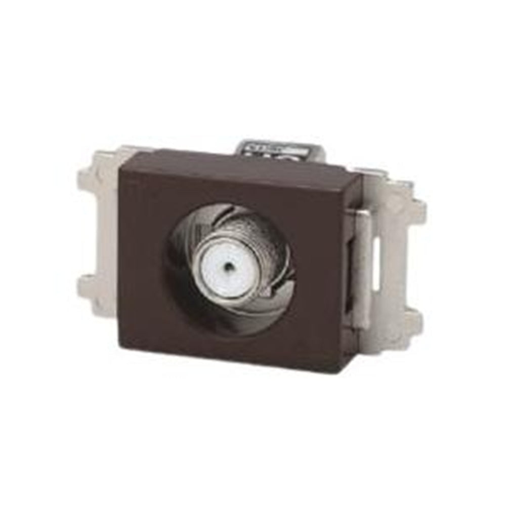 CS双方向入出力 F形テレビ端子 チョコレート色 CSW-K7S-C