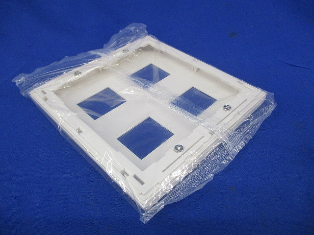 コンセントプレート4コ用(4個入)(ホワイト)(新品未開封) WTF8004