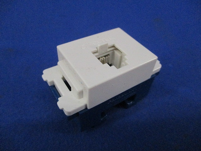 埋込テレホンモジュラジャック6極2心(7個入)(ホワイト) WNT15629W