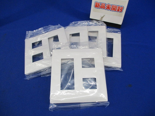 コンセントプレート5コ用(5枚入)(マットホワイト)(新品未開封) WTL7005K
