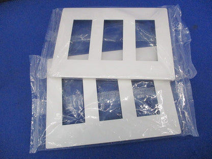 コンセントプレートセット(混在3枚)(マットホワイト)(新品未開封) WTL7009K他