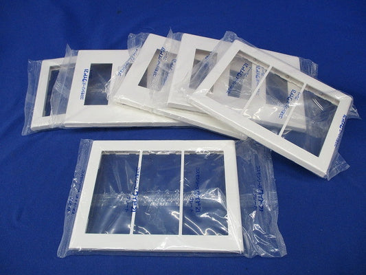 スイッチプレート(6枚入)(ホワイト) WT8103