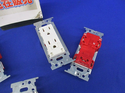 接地極付きコンセント混在セット(4個入)ピュアホワイト JEC-BN-55GE他