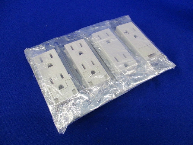 接地極付きコンセント混在セット(4個入)ピュアホワイト JEC-BN-55GE他