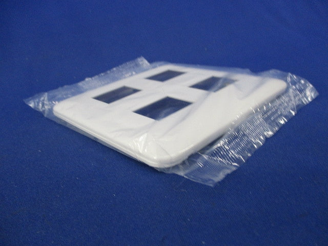 コンセントプレート4コ用(4枚入)(ホワイト)(新品未開封) WTF7004